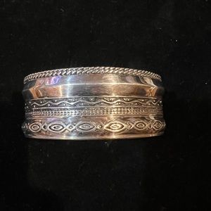 Silver Silpada retired .925 Sterling cuff bracelet
